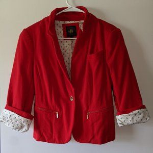 Red anchor blazer